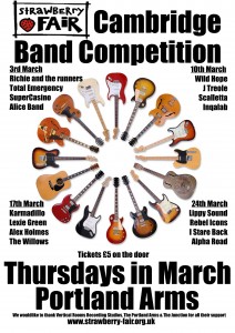 Band Comp 2011 Heats Poster